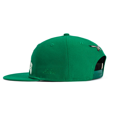 New Era 9Fifty Fear of God Retro Crown Philadelphia Eagles Essentials Snapback Hat - Kelly Fear of God