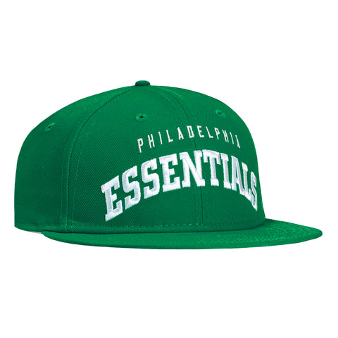 New Era 9Fifty Fear of God Retro Crown Philadelphia Eagles Essentials Snapback Hat - Kelly Fear of God