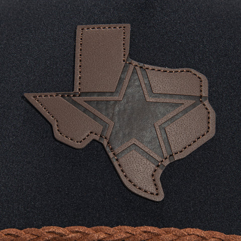 <div>HOOEY COWBOYS STATE ROPE TRUCKER BLK SN</div> Dallas Cowboys