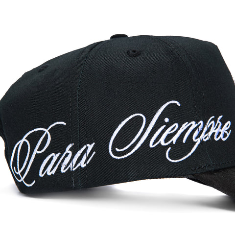 Sworn To Us Poetry in Motion Suede Snapback Hat - Black, Black, White Sworn To Us