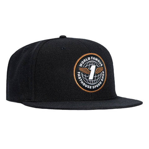 Fasthouse Renown Snapback Flexfit Hat - Black Fasthouse