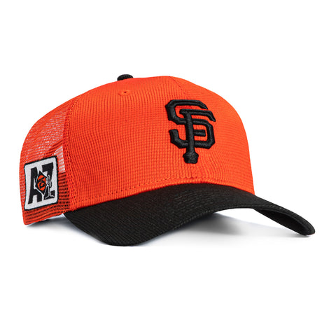 New Era 9Seventy San Francisco Giants Snapback Trucker Hat - Orange, Black