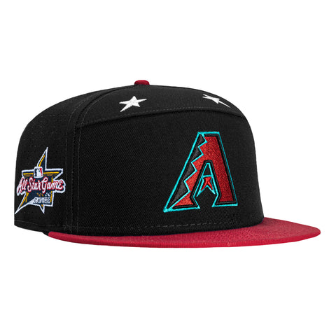 New Era 59Fifty Arizona Diamondbacks 2025 All Star Game Patch Hat - Black, Cardinal