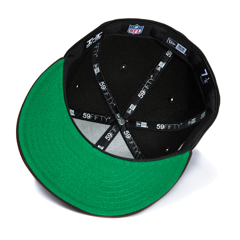 New Era 59Fifty San Francisco 49ers 1995 Super Bowl Champions Patch Word Hat - Black, Brown New Era