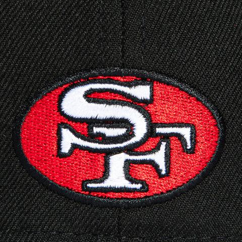 New Era 59Fifty San Francisco 49ers 1995 Super Bowl Champions Patch Word Hat - Black, Brown New Era