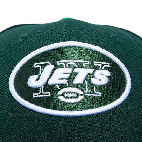 New Era 59Fifty New York Jets 40th Anniversary Champions Patch Hat - Green New Era
