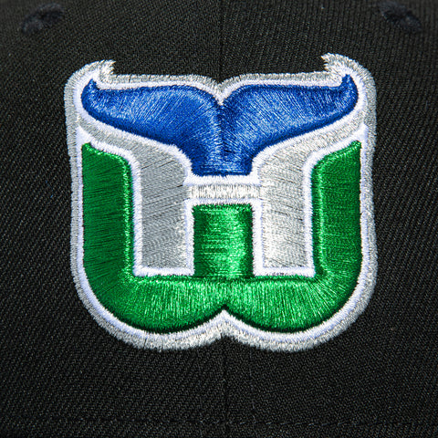 New Era 59Fifty Hartford Whalers 10th Anniversary Patch Hat - Black New Era