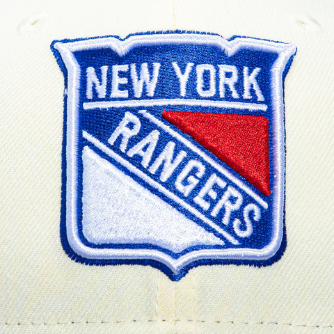 New Era 59Fifty New York Rangers 1994 Stanley Cup Patch Hat - White, Royal New Era