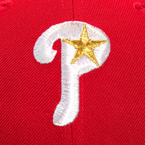 New Era 59Fifty Philadelphia Phillies 2026 All Star Game Patch Alternate Pink UV Hat - Red, Black New Era