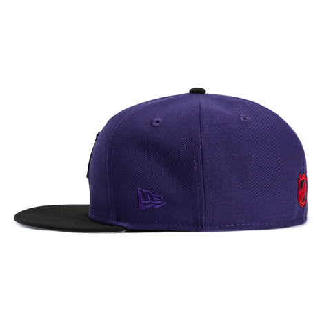 New Era 59Fifty Chicago Blackhawks 1991 All Star Game Patch Hat - Purple, Black New Era