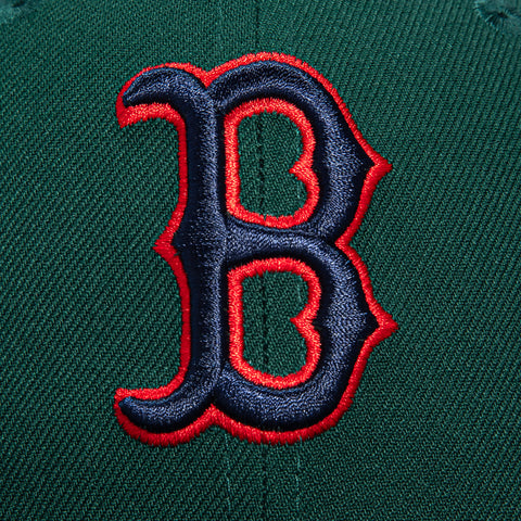 New Era 59Fifty Boston Red Sox 2018 World Series Patch Hat - Green, Navy, Red New Era