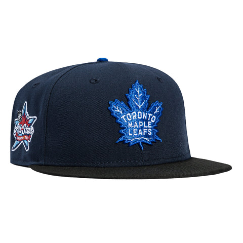 New Era 59Fifty Toronto Maple Leafs 2024 All Star Game Patch Hat - Navy, Black New Era