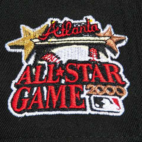 New Era 59Fifty Atlanta Braves 2000 All Star Game Patch Hat - Black, Maroon, Metallic Copper New Era