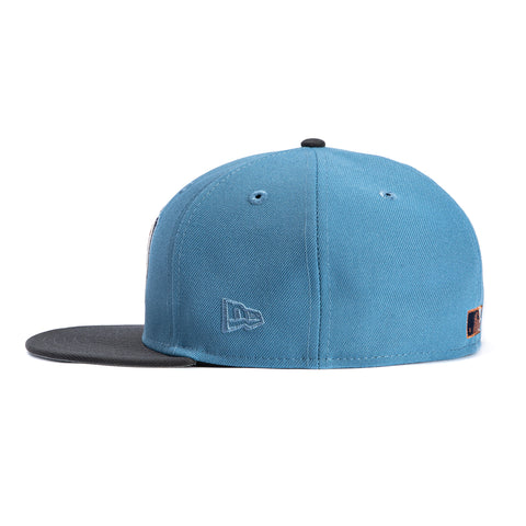 New Era 59Fifty Los Angeles Angels 50th Anniversary Patch 1997 Hat - Indigo, Graphite, Metallic Copper New Era