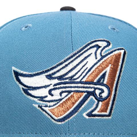New Era 59Fifty Los Angeles Angels 50th Anniversary Patch 1997 Hat - Indigo, Graphite, Metallic Copper New Era