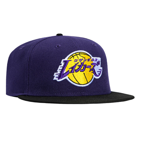New Era 59Fifty Los Angeles Lakers Hyperfly Hat - Purple, Black New Era
