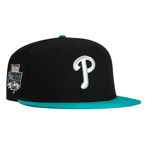 New Era 59Fifty Philadelphia Phillies 1996 All Star Game Patch Hat - Black, Teal New Era