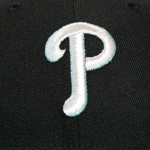 New Era 59Fifty Philadelphia Phillies 1996 All Star Game Patch Hat - Black, Teal New Era