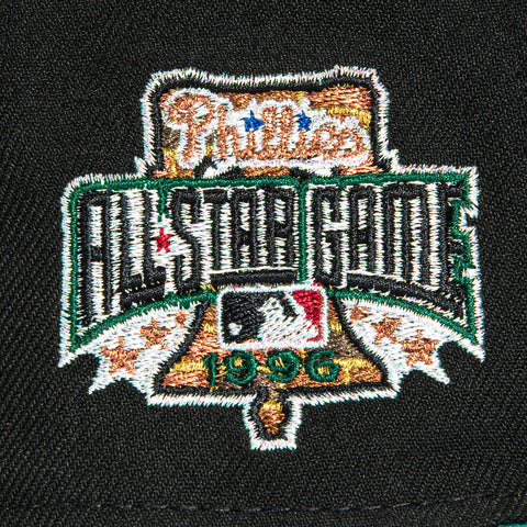 New Era 59Fifty Philadelphia Phillies 1996 All Star Game Patch Hat - Black, Teal New Era
