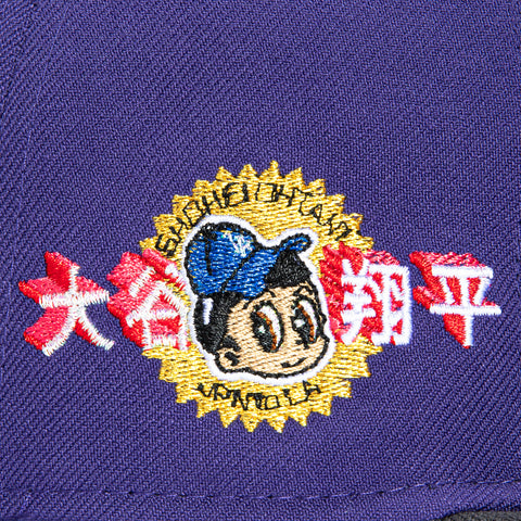 New Era 59Fifty Los Angeles Dodgers Shohei Ohtani Anime Patch Hat - Purple, Graphite New Era