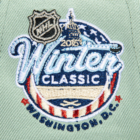 New Era 59Fifty Chicago Blackhawks 2015 Winter Classic Patch Hat - Everest Green, Black New Era