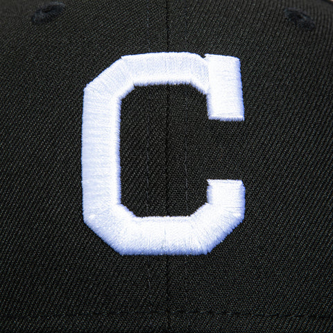 New Era 59Fifty Cleveland Indians 2019 All Star Game Patch Hat - Black, White New Era