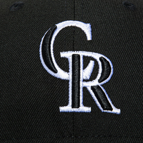 New Era 59Fifty Colorado Rockies Stadium Patch Hat - Black, White New Era