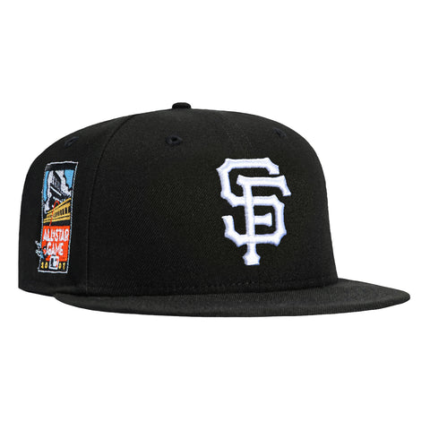 New Era 59Fifty San Francisco Giants 2007 All Star Game Patch Hat - Black, White New Era