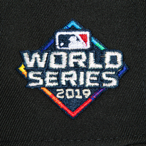 New Era 59Fifty Washington Nationals 2019 World Series Patch Hat - Black, White New Era