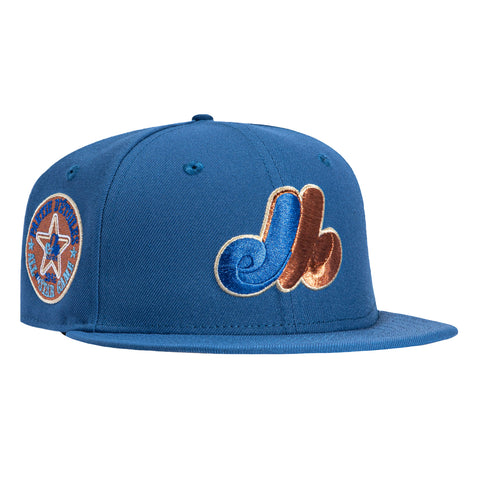 New Era 59Fifty Montreal Expos 1982 All Star Game Patch Hat - Indigo New Era