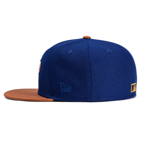 New Era 59Fifty San Francisco Giants 25th Anniversary Stadium Patch Script Hat - Royal, Brown New Era