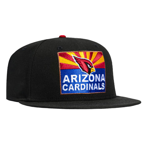 New Era 59Fifty Arizona Cardinals Flag Logo Hat - Black New Era