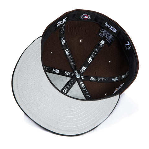 New Era 59Fifty San Francisco Giants 25th Anniversary Stadium Patch Hat - Brown, Black, Metallic Silver New Era