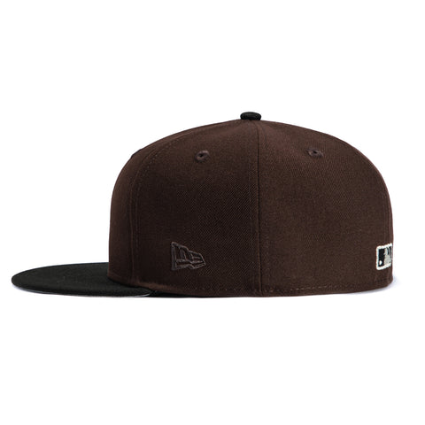 New Era 59Fifty San Francisco Giants 25th Anniversary Stadium Patch Hat - Brown, Black, Metallic Silver New Era