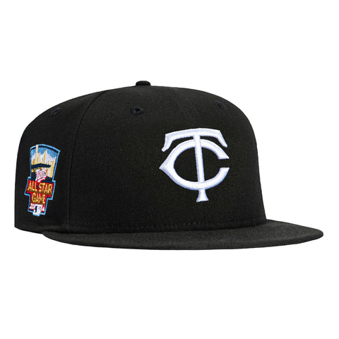 New Era 59Fifty Minnesota Twins 2014 All Star Game Patch Hat - Black, White New Era