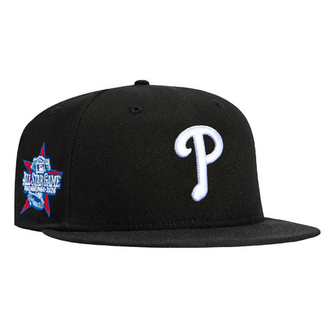 New Era 59Fifty Philadelphia Phillies 2026 All Star Game Patch Hat - Black, White New Era