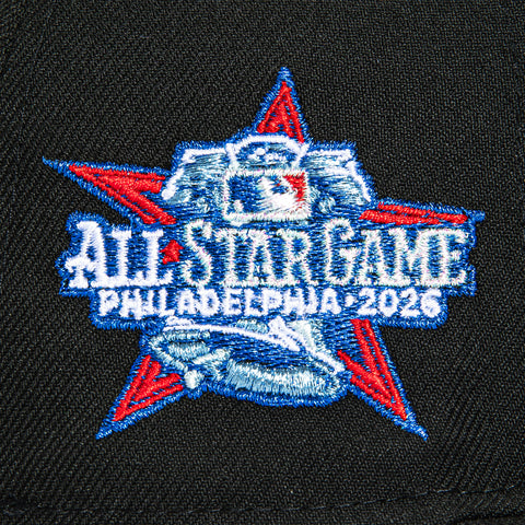 New Era 59Fifty Philadelphia Phillies 2026 All Star Game Patch Hat - Black, White New Era