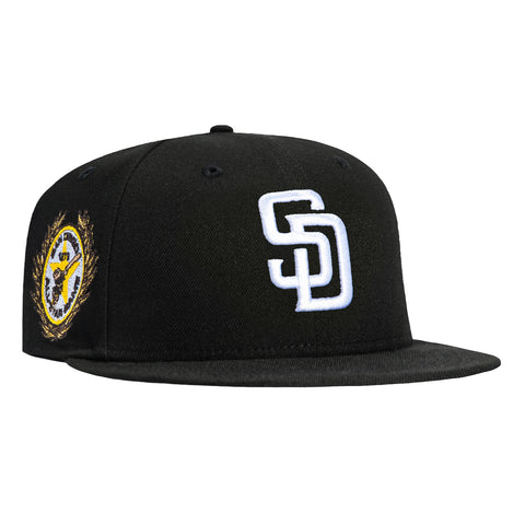 New Era 59Fifty San Diego Padres 1978 All Star Game Patch Hat - Black, White New Era
