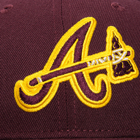 New Era 59Fifty Atlanta Braves 2017 Inaugural Season Patch Alternate Hat - Maroon New Era