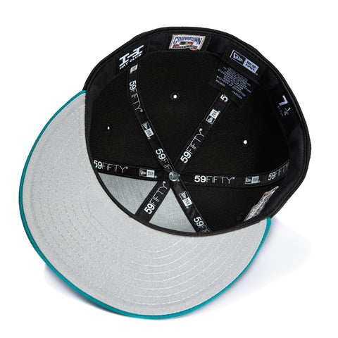 New Era 59Fifty Arizona Diamondbacks Inaugural Patch A Hat - Black, Teal, Metallic Copper New Era
