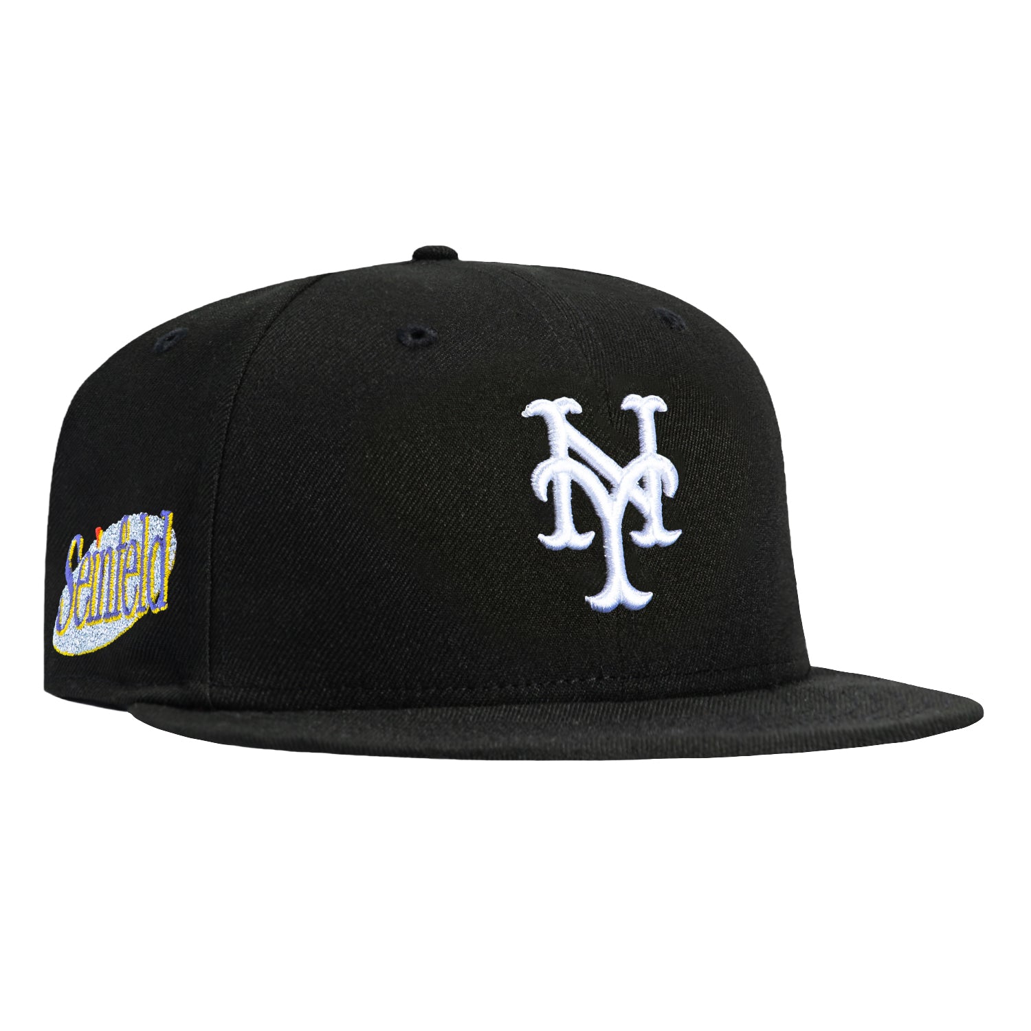 [美品]NEW ERA 59FIFTY CAP METS PVCレザー ブラック New Era 59Fifty New York Mets Seinfeld Patch Hat - Black – Hat Club