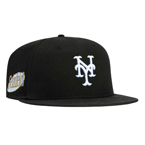 New Era 59Fifty New York Mets Seinfeld Patch Hat - Black New Era
