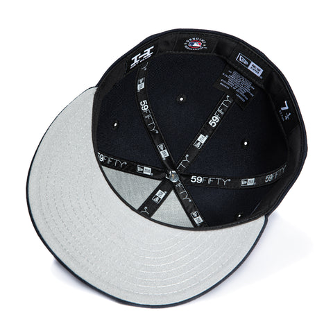 New Era 59Fifty New York Yankees Cooperstown 2025 Hall of Fame Patch Grapefruit Hat - Navy New Era