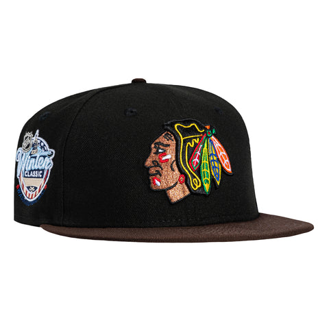 2TONE BLACKHAWKS WC15 BLK/BRN New Era