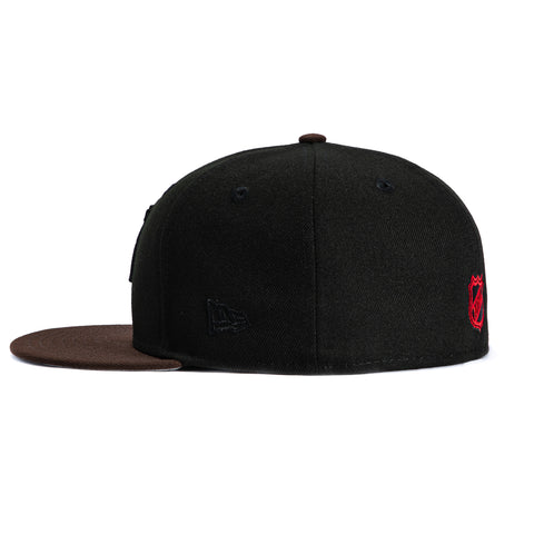 2TONE BLACKHAWKS WC15 BLK/BRN New Era