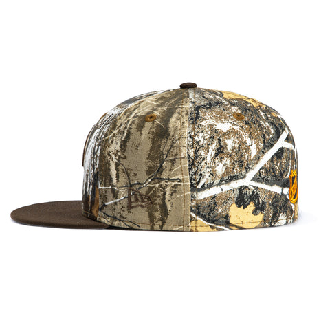 New Era 59Fifty Nashville Predators 20th Anniversary Patch Hat - Realtree, Brown New Era