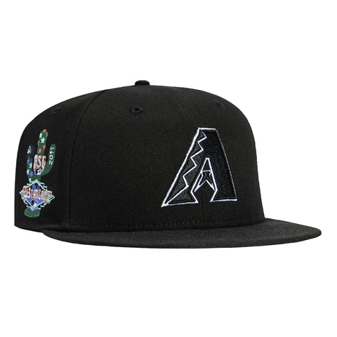 New Era 59Fifty Arizona Diamondbacks 2011 All Star Game Patch A Hat - Black, White New Era