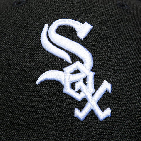 New Era 59Fifty Chicago White Sox 2005 World Series Champions Patch Hat - Black, White New Era