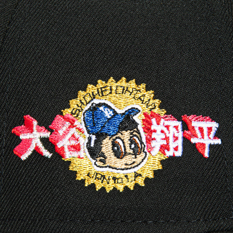 New Era 59Fifty Los Angeles Dodgers Shohei Ohtani Anime Patch Hat - Black, White New Era