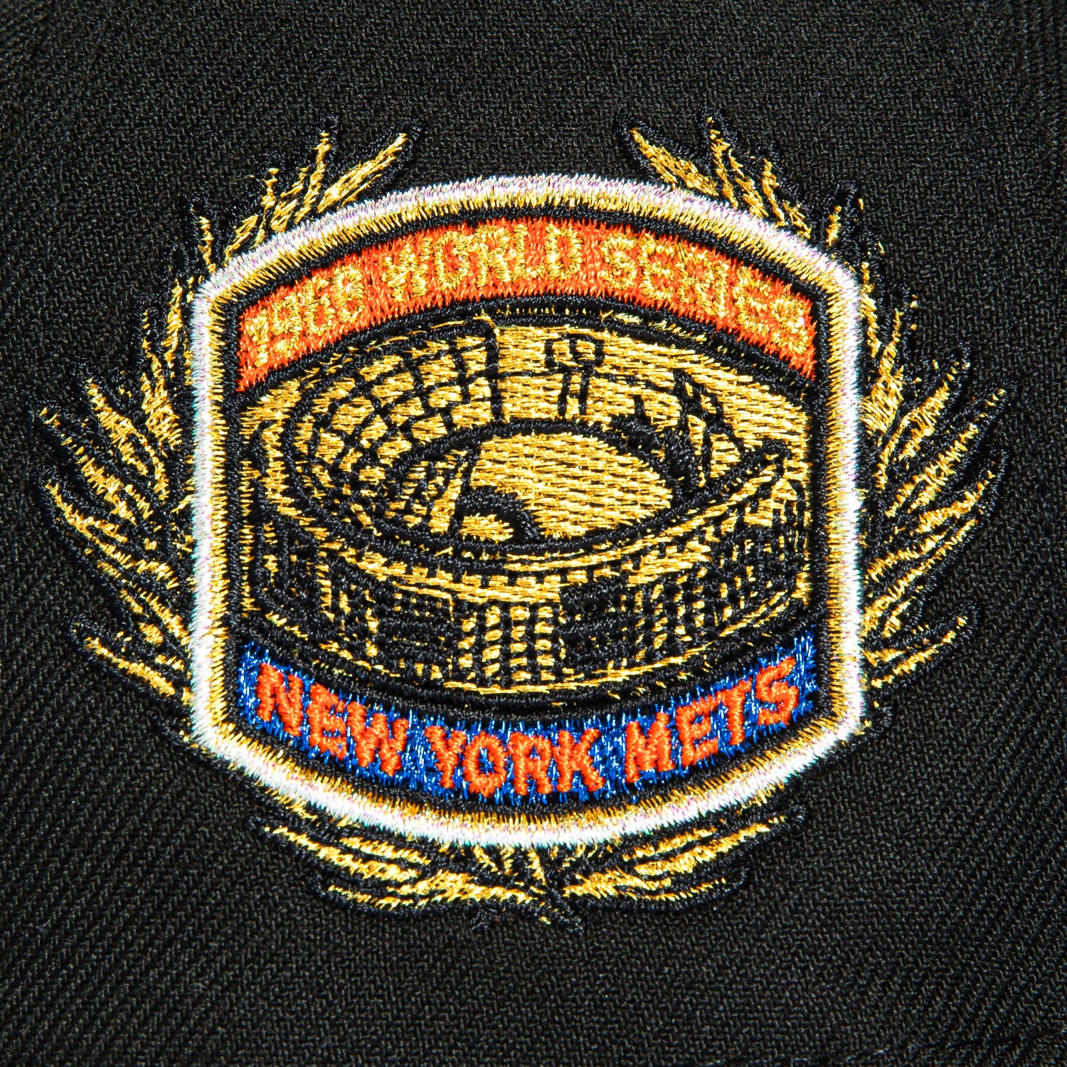 New Era 59Fifty New York Mets 1969 World Series Patch Hat - Black
